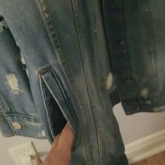 Fashion Nova Oversized Jean Jacket - Picture 4 of 5